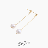  Khuyên tai nữ ngọc trai dáng dài hiện đại 