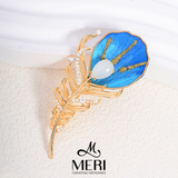  Cài áo Aqua Feather 