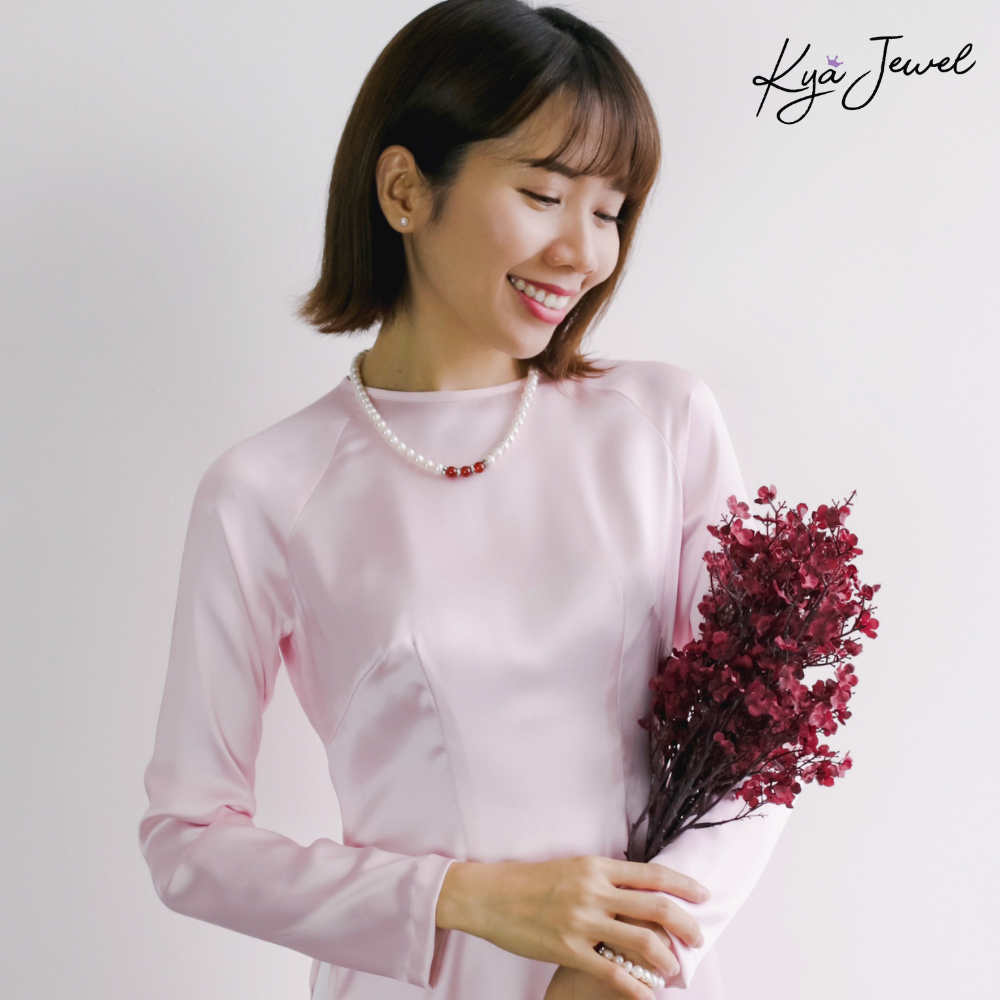  Bộ trang sức nữ ngọc trai Sweet Agate 