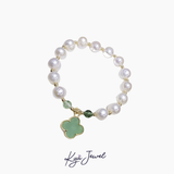  Vòng tay nữ ngọc trai Lucky Leaf 