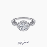  Nhẫn nữ Halo Circle 