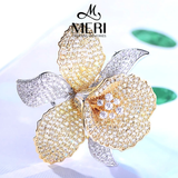 Cài áo hoa orchid độc đáo 