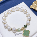  Vòng tay nữ ngọc trai Lucky Leaf 