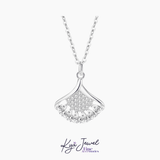  Dây chuyền nữ Crystal Ginkgo 