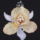  Cài áo hoa orchid độc đáo 
