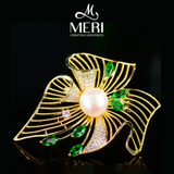  Cài áo hoa đá sang trọng 