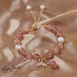  Vòng tay nữ Pink Pearl Tail 