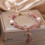  Vòng tay nữ Pink Pearl Tail 
