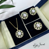  Nhẫn nữ Golden Pearl Elegance 