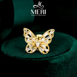  Pin cài áo Yellow Butterfly 