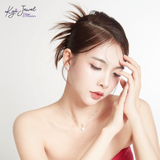  Dây chuyền nữ bạc Ý Hoa mai cao cấp 
