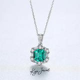  Dây chuyền nữ bạc Ý Mystic Green 