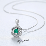  Dây chuyền nữ bạc Ý Mystic Green 