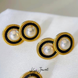  Khuyên tai nữ Vintage Pearl 