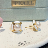  Khuyên tai nữ Modern Pearl 