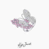  Nhẫn nữ Pink Butterfly Drop 