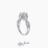  Nhẫn nữ Halo Circle 