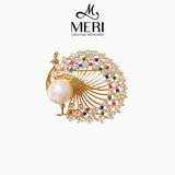  Cài áo Shimmering Peacock 