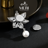  Pin cài áo Emerald Bloom 