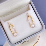  Khuyên tai nữ Abstract Pearl 