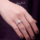  Nhẫn nữ Halo Circle 