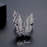  Nhẫn nữ Pink Butterfly Drop 