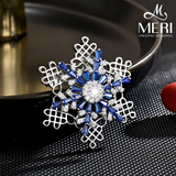  Cài áo Blue Snowflake 