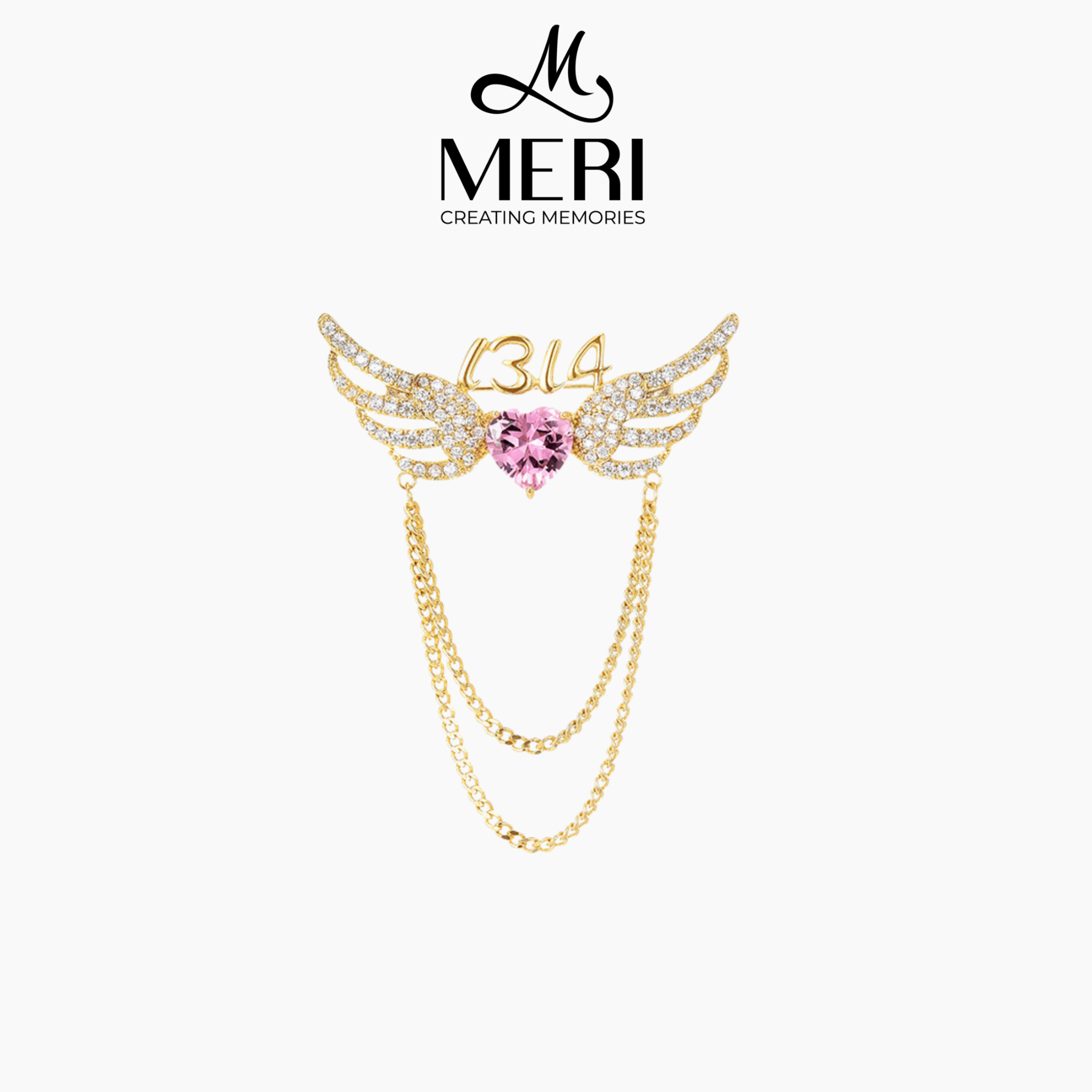  Cài áo Heart Wings 