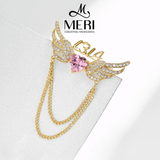  Cài áo Heart Wings 