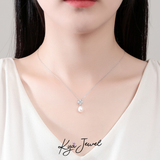  Dây chuyền nữ Freshwater Pearl Floral 