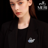  Cài áo Blue Swan 