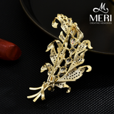  Cài áo Gold Floral 