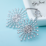  Khuyên tai nữ Snowflake Sparkle 