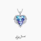  Dây chuyền nữ đẹp tình yêu thuỷ chung đá Swarovski 