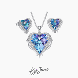  Dây chuyền nữ đẹp tình yêu thuỷ chung đá Swarovski 