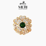  Cài khăn Emerald Flora 