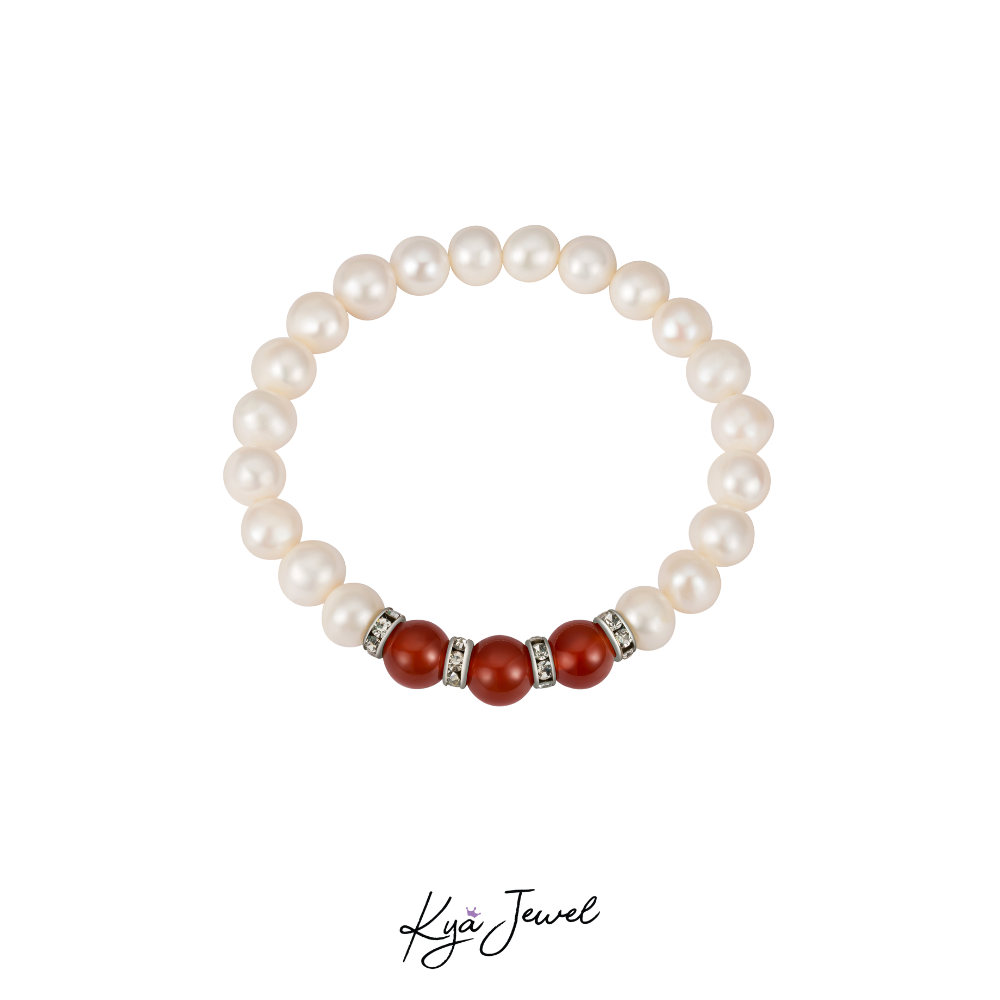  Bộ trang sức nữ ngọc trai Sweet Agate 