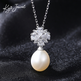  Dây chuyền nữ Freshwater Pearl Floral 
