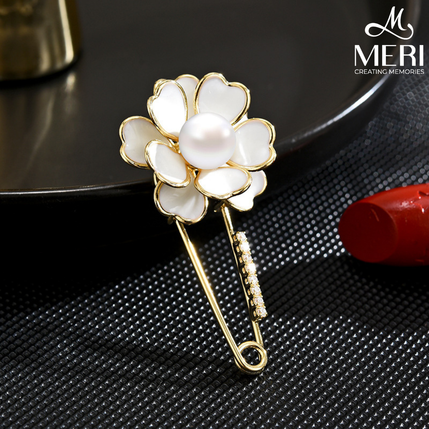  Kim cài áo Peony sang trọng 