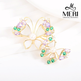  Cài áo Violet Butterfly 