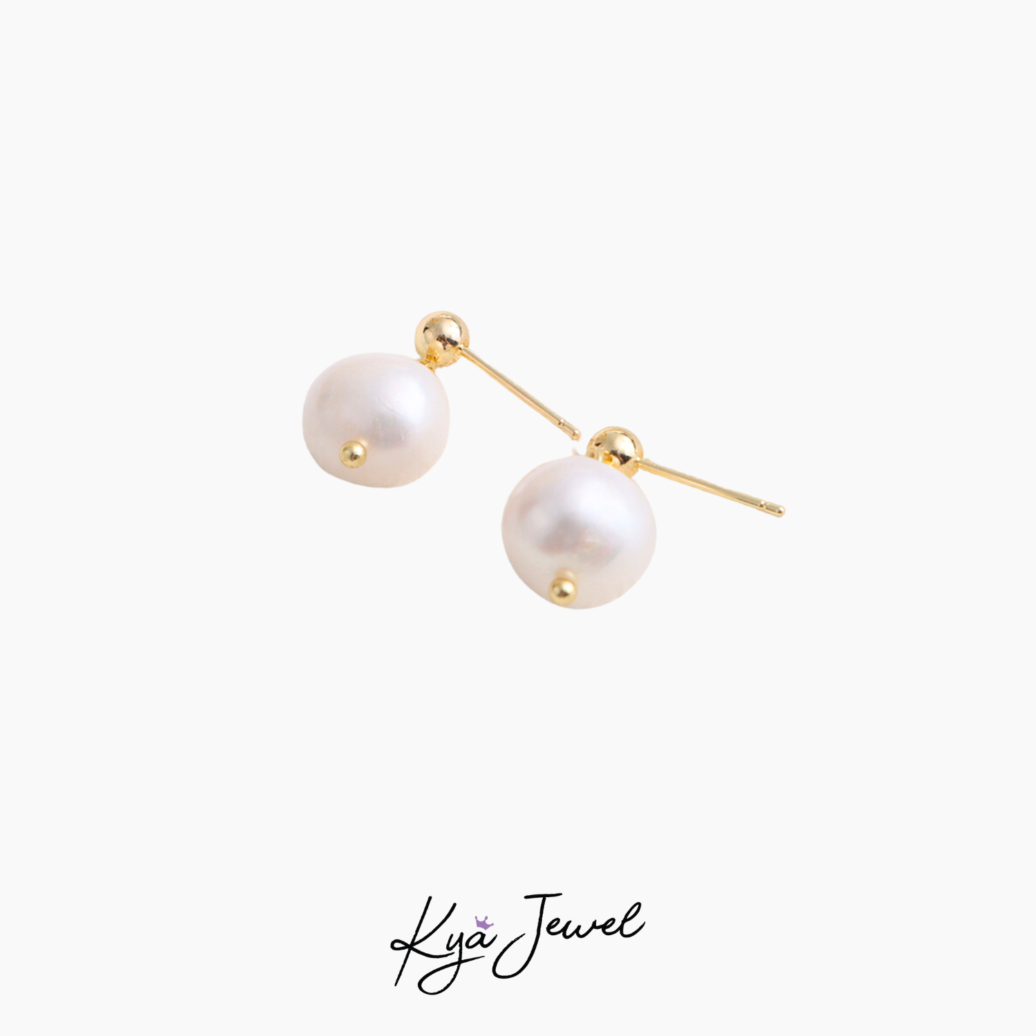  Khuyên tai nữ ngọc trai đơn giản sành điệu 