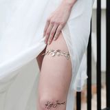  Phụ kiện chân (Garter Belt) hoa lá ngọt ngào 