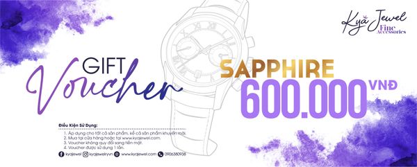 Gift voucher Sapphire 600.000VNĐ