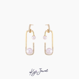  Khuyên tai nữ Abstract Pearl 