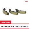 Ba búa SH Nhập, Airblade, SCR, Lead F.C.C 110 cc đi bốc, êm chính hiệu Daichi