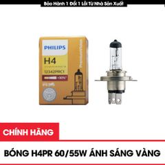 Bóng đèn xe máy philips H4PR 60/55W ánh sáng vàng