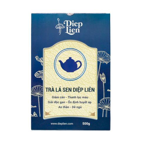 Trà Lá Sen Hộp 500 G - Thức uống tốt cho những người mỡ máu cao,  giảm béo, mắc bệnh cao huyết áp