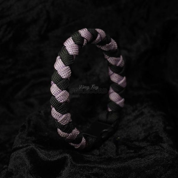 FourStrand xen kẽ Black X Neon Purple