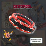 DEADPOOL Vòng Tay Paracord màu Đỏ & Đen