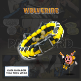 WOLVERINE Vòng Tay Paracord màu Đen & Vàng